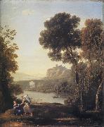 Claude Lorrain Landscape with Hagar and the Angel France oil painting artist